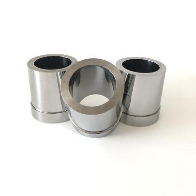 China Higher Efficiency Non-Standard Customized Tungsten Carbide Sealing Ring Cemented Special Shaped Carbide Shaft Sleeve Tungsten Steel Accessories for sale