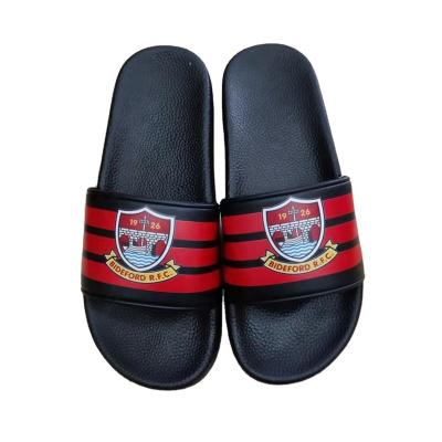 China Hot Sales Custom Copy Damping Embossed Men Slipper Slippers Logo Sliders Shoes Sleepers Sublimation Slippers for sale