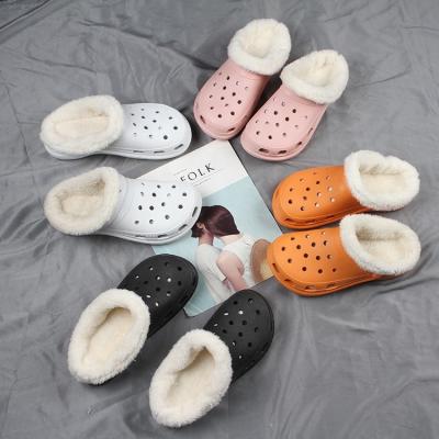 China Factory Direct Sale Breathable Garden Hairy Shoes Foam Eva Men Mules And Clogs Shoes for sale