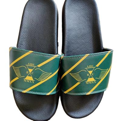 China Damping Custom Slipper School Students Good Quality Custom Logo Slide Oem Mens Designer Unisex Slippers for sale