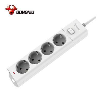 China 2021 Best Easy Installation 4-Pin Indonesia Ports 3m Power Line Power Plug Extension Charging Socket for sale