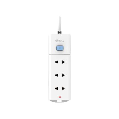 China Easy Installation Hot Sale Myanmar Power Strip Surge Protector With 3 AC Outlets And 3m Power Cord Electrical Outlet for sale