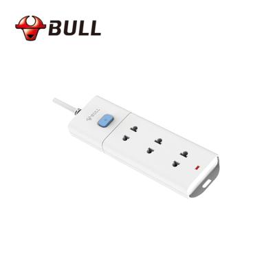 China Convenient Safety Philippines USA Extension Plug 3 Top Stable Standard Plug 3m Cord Power Strip Surge Protector for sale