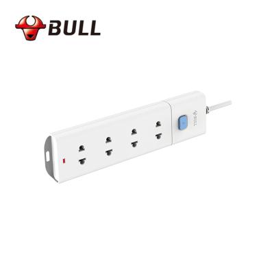 China Safety Convenient Commercial Insurance Philippines Universal Power Strip 5m Cord 4 Plug Extension Socket Surge Protector for sale