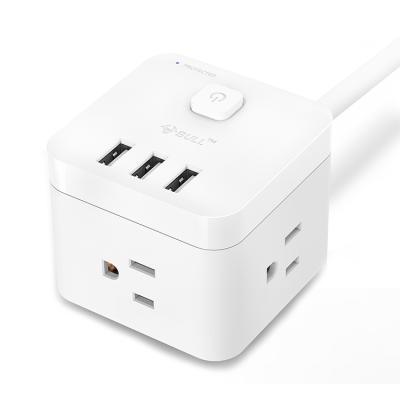 China Good quality safe convenient exported mobile power plug must travel cell phone adapters with USB three port charger for sale