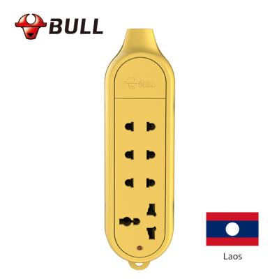 China Hot Selling Laos USA Extension Board Household 250V 10A 4 Strip High Quality Standard Power Socket Easy Installation Electric Wireless Socket for sale