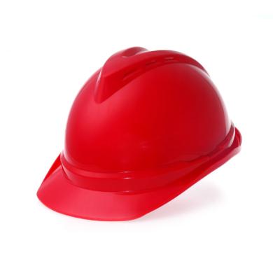 China ABS PE CE Hard Hat V Type Protective Construction Work Safety Helmet for sale