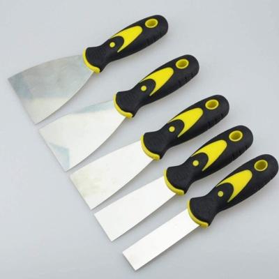 China Home Repair Projects Mirror Polished Plastering Knife Wall Plastering Scraper Tools Putty Plaster Knife for sale