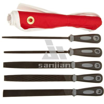 China Other good price 5pcs steel file set with canvas bag packing for sale