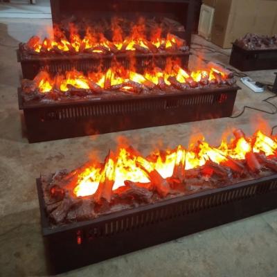 China Modern 2 Meters Water Fireplace Electric And Steam Heater Remote Control Home Decor 3d Water for sale