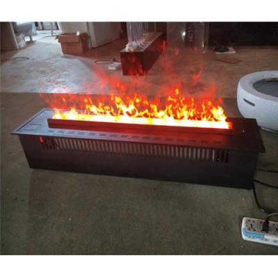 China Modern 2 Meters Water Led Fireplace Decor 3d Water Electric And Steam Fireplace Heater for sale