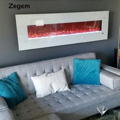 Κίνα Hotel 60 Inch Modern Wall Mounted Led Electric Fireplace Furniture Fireplace προς πώληση