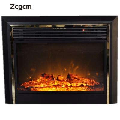 中国 Antique Decoration Building Design With Gold Edge 34.6 Inch Mini Insert Electric Fireplace / Heater 販売のため