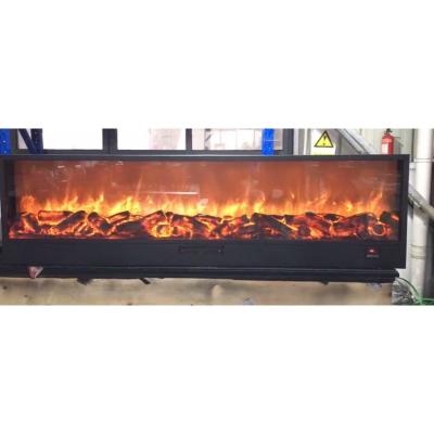 China Home Heat / Flame Decoration Home Head 220v Or 110V 72 Inch Electric Insert Fireplace for sale