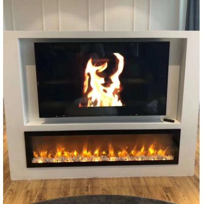 China Five Tier Adjustable Flame Effect 40 Inch Factory Price Electric Insert Fireplace with Pebbles, Crystal or Wood en venta