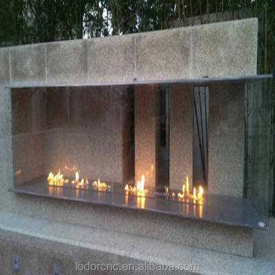 China Indoor Artificial Outdoor Alcohol Burner 500*180*100mm Fireplace for sale