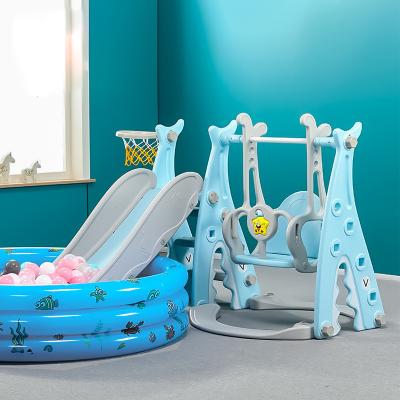 China New Durable Wholesale High Quality Indoor Baby Toddler Toys Kids Plastic Sliding Slides For Swing Play Set for sale