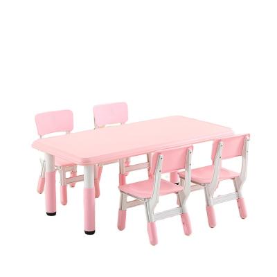 China Factory Price Durable Chair Set Furniture Chairs Set Plastic Table And Kids Chair for sale