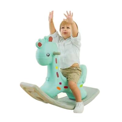 China Durable Made in China Factory Supply Kids Toy Rocking Horse 2 in 1 Plastic Kids Rocking Horse for sale