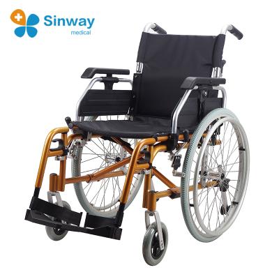 China European Hospital Aluminum Lightweight Folding Wheelchair For Sale for sale