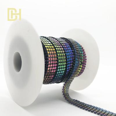 China L008 Apparel Wholesale Garment Decorative Sequins 3mm, Foil Ribbons, Strips, Colorful for sale