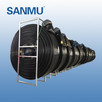 China Oilfield Gas Oil Marine Grease Tarpaulin TPU Composite Hose Reel Flexible for sale