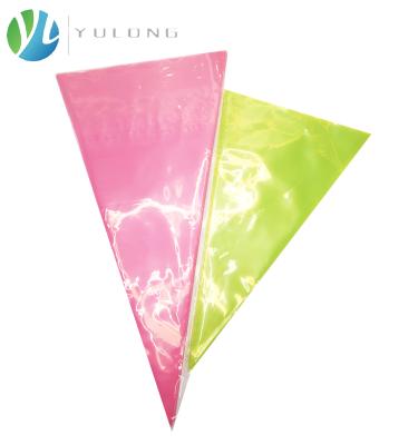 China New Disposable Colorful LDPE Piping Bag Cake Decorating Bag 9 Inches For Thickening Kitchen Baking Cake Pastry Icing Bag for sale