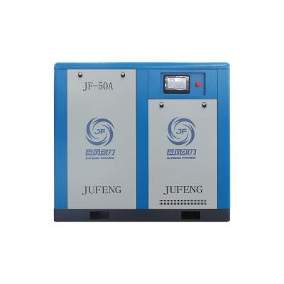 China 11kw - 220kw Elektrische laagdruk schroefluchtscompressor 0.4 / 0.5 Mpa druk Te koop