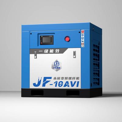 China 10HP Permanent Magnet IP65 Motor Oil Cooled Screw Air Compressor for sale