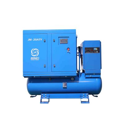 China 200 - 500 Liter Combined Screw Air Compressor 380V Electric Custom Color for sale