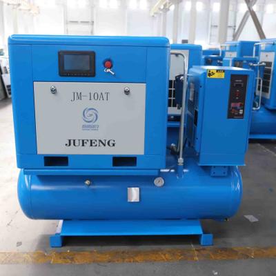 China PM VSD Screw Type Compressor Rotorcomp All In One Air Compressor With Air Tank en venta