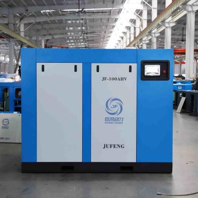 China 100hp 75kw liquid cooled two-stage compression screw air compressor 5 years warranty à venda