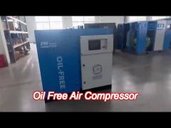 30hp medical oil free screw air compressor 22kw water lubrication air compressor