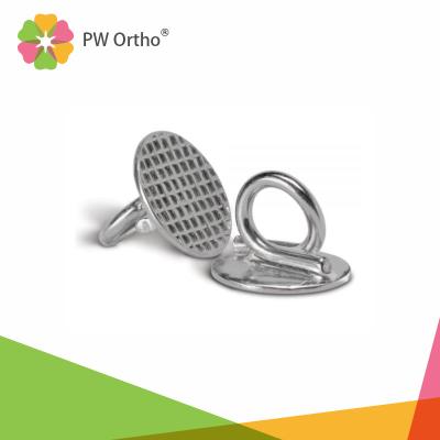 Cina OEM Supproted Mesh Base Round Orthodontic Eyelet in vendita