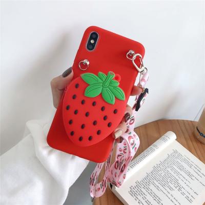 China 2021 Cute Kick-stand Case 3d Cartoon Zipper Wallet Phone Case For Oppo Reno3 / Realme6 Shockproof Case for sale