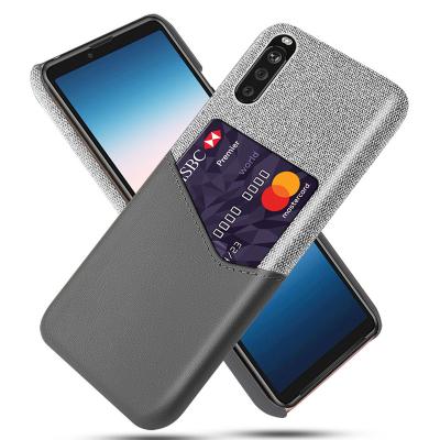 China Hot Saling Shockproof Leather Phone Case With Soft Card Slots PU Cover Case For Sony Xperia 10 III for sale