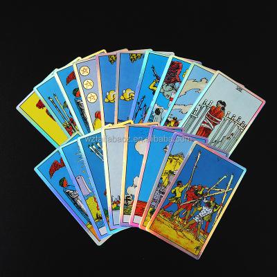 China Entertaiment Playing Cards Wholesale Custom Printing Witches Gilding Tarot Cards Holder Juego Cartas De Tarot Playing Card Mythic Tarot Cards for sale