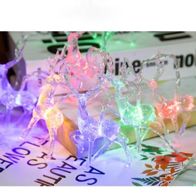 China Christmas Light Led Christmas Decoration Lights Warm White Elk Holiday Led String Lights for sale