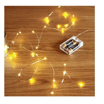 China Regular-on Led String Lights, Mini Battery Powered Copper Wire Starry Fairy Lights, String Lights for Bedroom Parties for sale