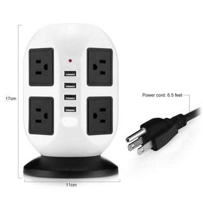 China ABS Power Strip Surge Protector, Extension Cord With 4.5A 4 USB Ports With, Extension Lead for sale