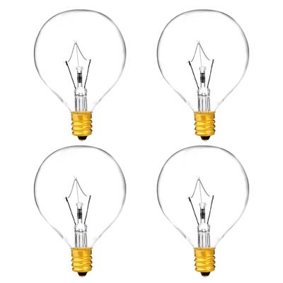 China Dimmable 25 Watt G16.5 Light Bulbs, Incandescent Light Bulbs 120V Candle Heater, Incandescent Light Bulb for sale