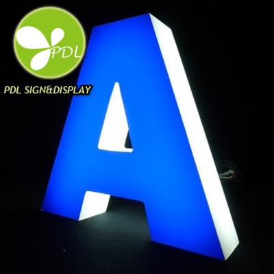 China Custom High Acrylic Letters 3D Waterproof Plastic Led Acrylic Sign for sale