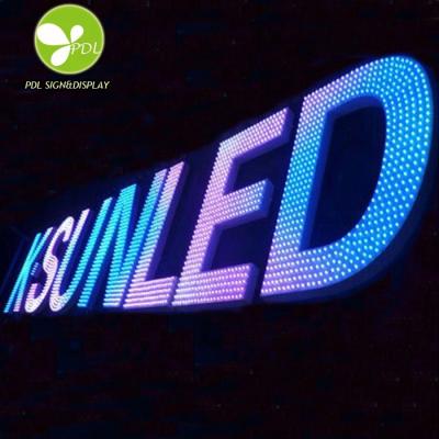 China Metal Lastlong RGB Led Pixel Outdoor Waterproof Letters for sale