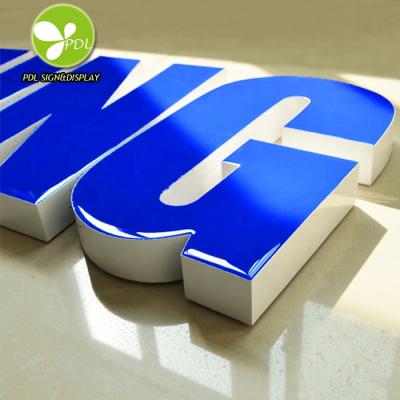 China Custom Green Color Epoxy Resin Frontlit Channel Letters Sign Led Epoxy Resin Sign for sale