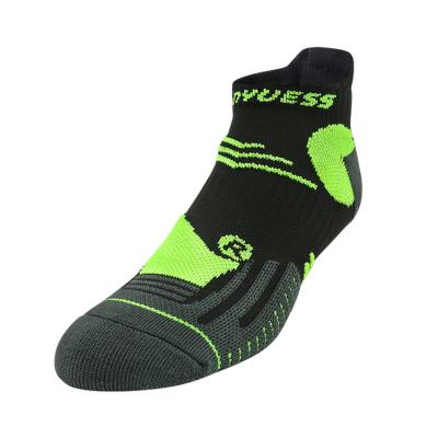 China Low Cut Breathable Cushioned Breathable Color Block Socks Letter Sports Running Socks For Men And Women for sale