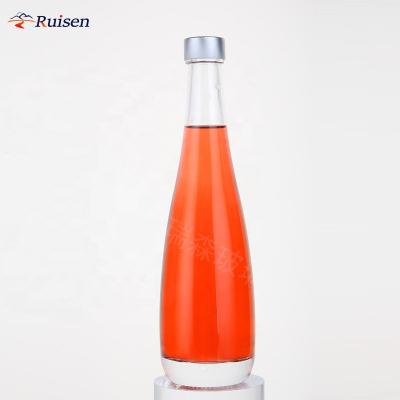 China 330ML Glass Beverage Water Bottle Screw Cap Juice Water Alcohol Liquor Bottles for sale