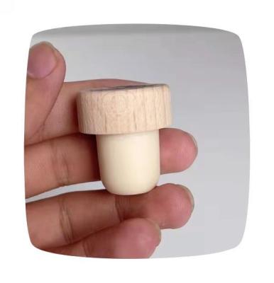 China Non Refillable Capsules T Shape Corks Custom Size Color Corks Whiskey Vodka Bottles Stopper for sale