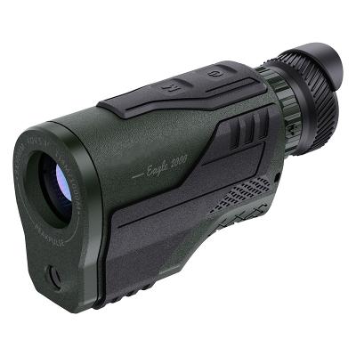 China 8X Magnification 2000m Monocular Hunting Rangefinder Laser Range Finder Long Distance Golf Rangefinder 133*76*50mm for sale