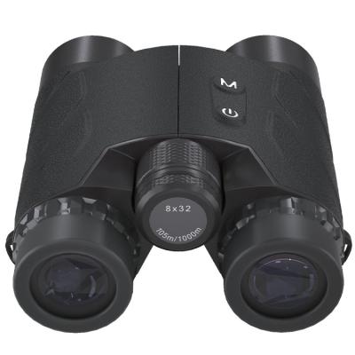 China 2022 High Definition 8X32 Binoculars 2000M Laser Range Finder Optical Long Distance Telescope 160mm*128mm*64mm for sale