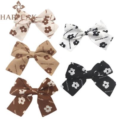 China High Quality Hair Bow HAPPEAK Gift Cloth Bow Decoration Bulk Custom Hair Bows For Girls for sale